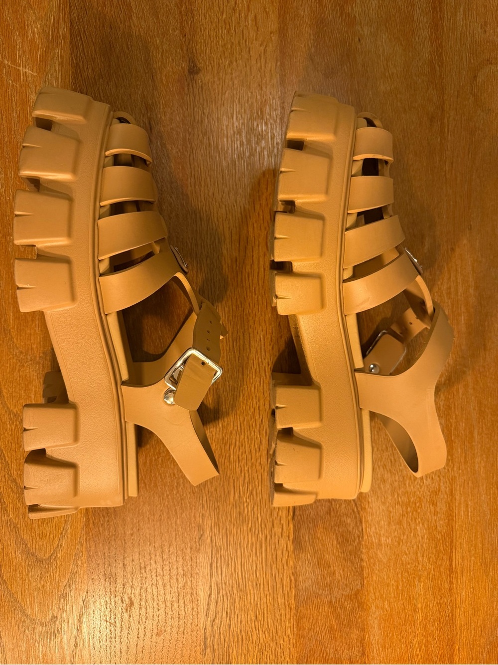 Prada Rubber Monolith sandals - Picture 8 of 13